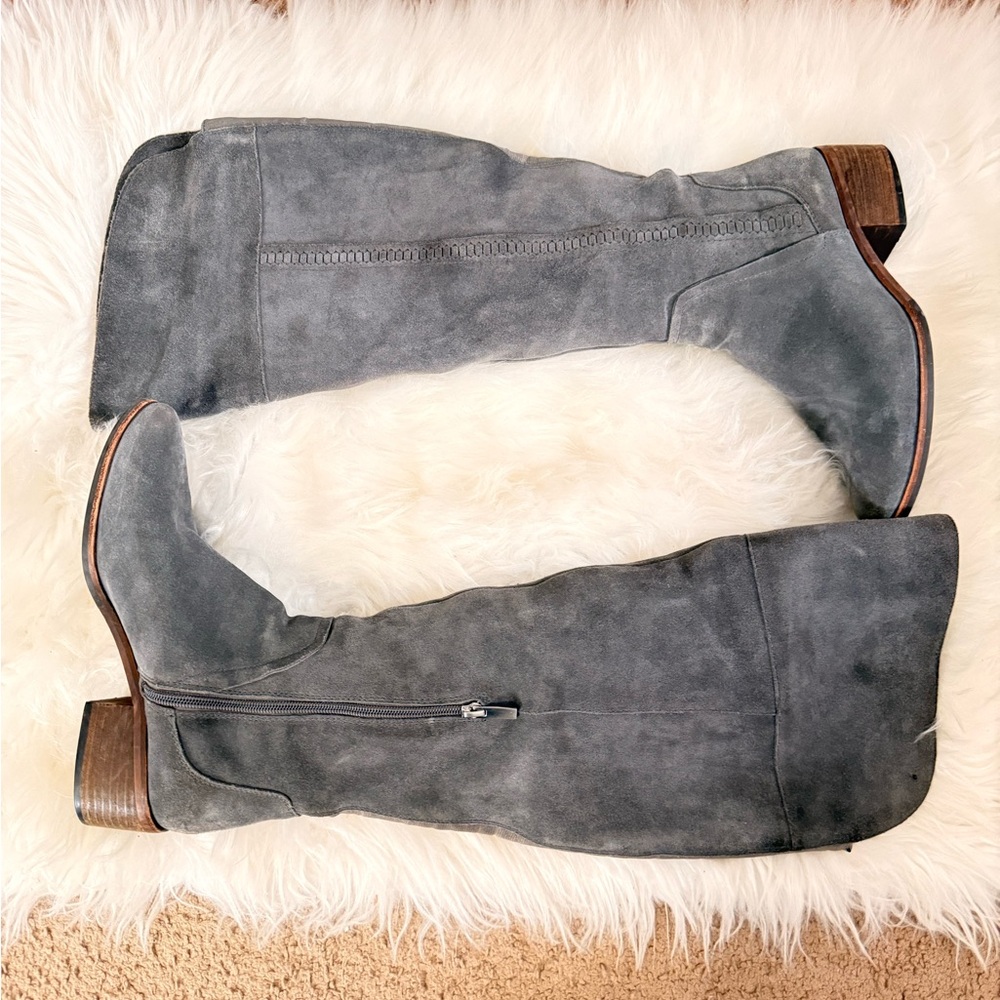 Vince Camuto Gray Over the Knee Boots